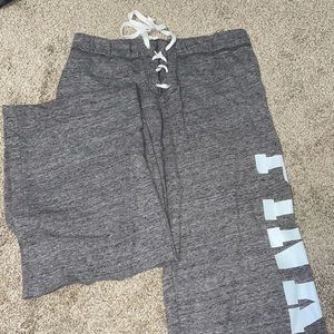 Grey PINK sweatpants